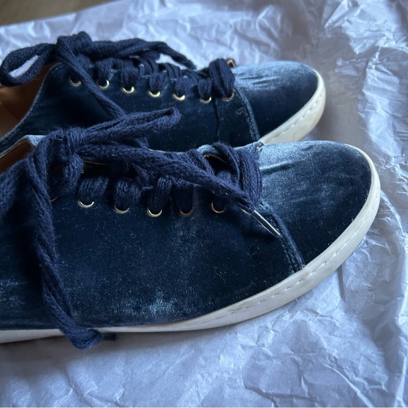 🇫🇷 Sézane Jack Trainer Sneakers in Velvet Blue - Picture 5 of 7